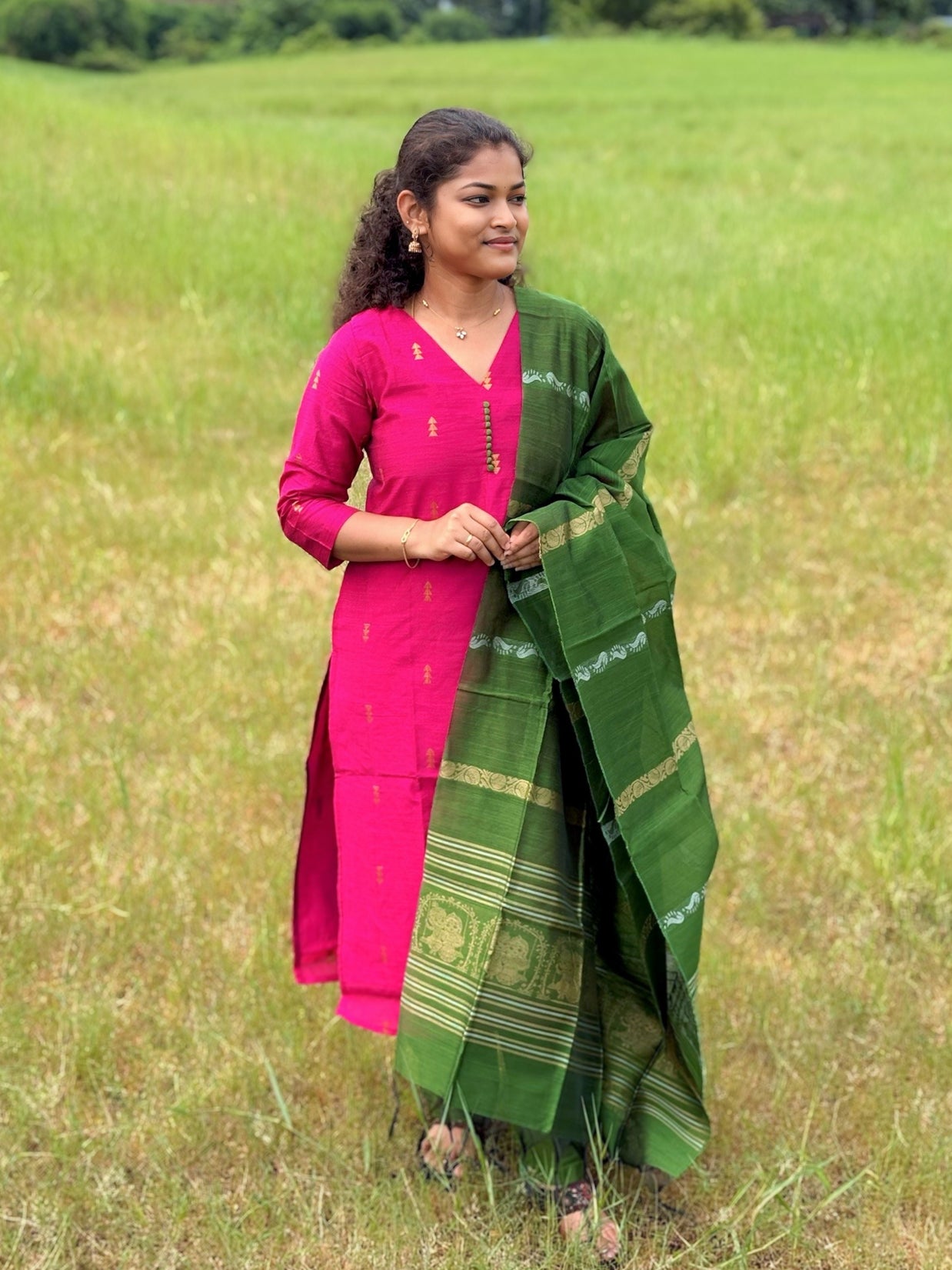 Gulabi Petal Salwar Suit