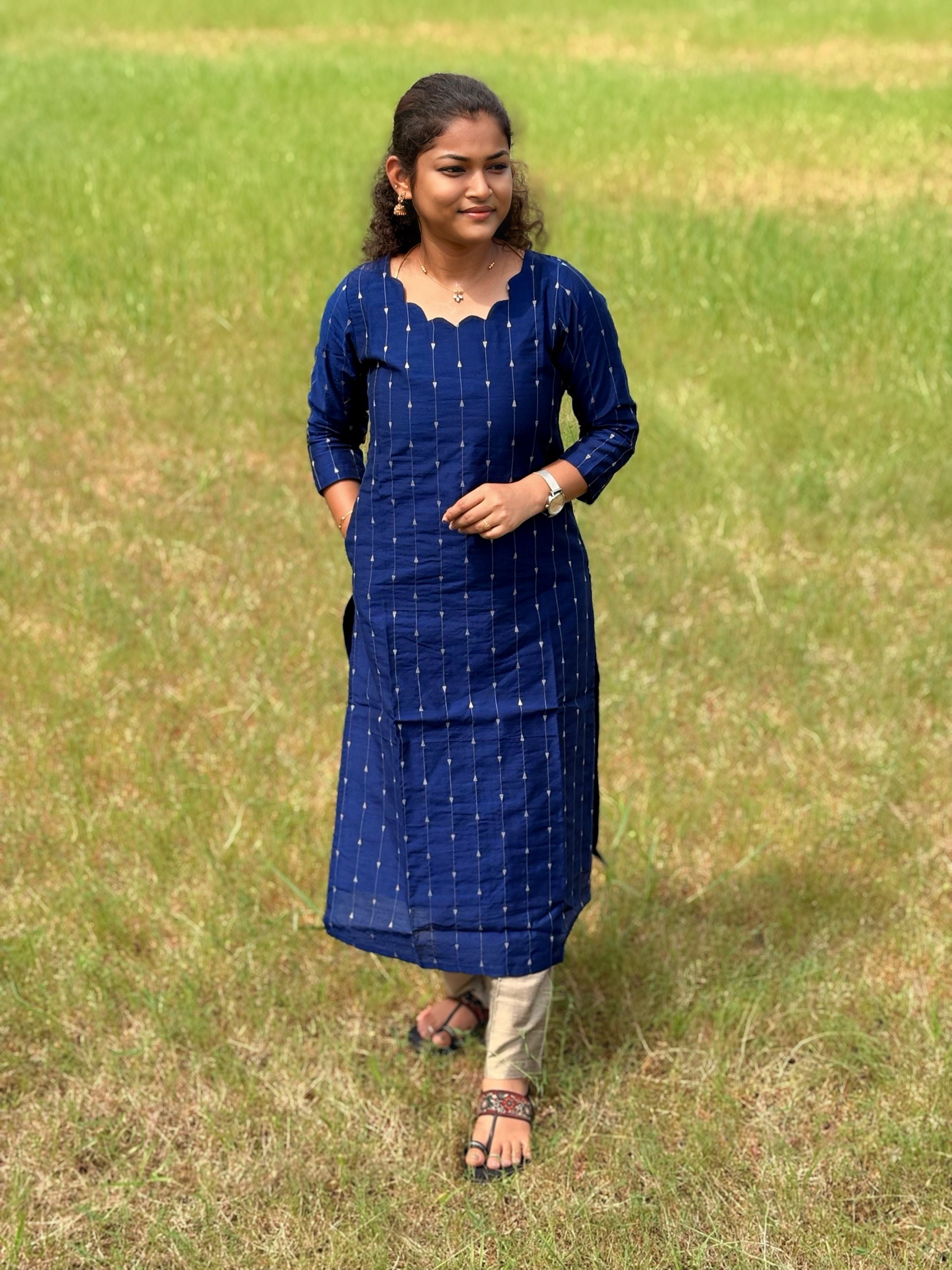 Sapphire Glow Salwar Suit