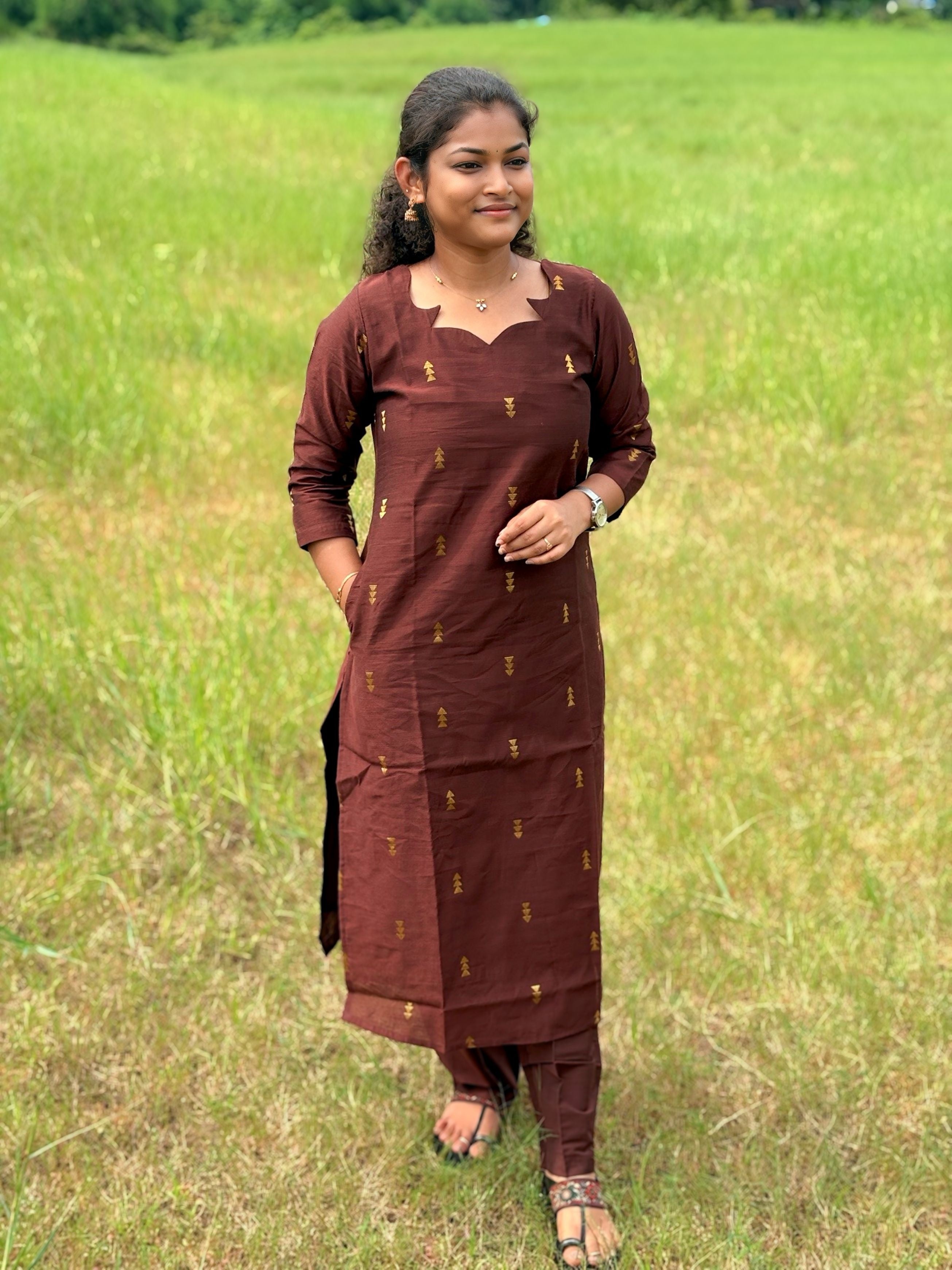 Walnut Dusk Salwar Suit