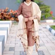 Khadi Silk Kurti & Dupatta - KSK 1114