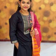 Kurta Palazzo set With Dupatta - PSD 1114
