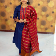 Kurta Palazzo set With Dupatta - PSD 1113