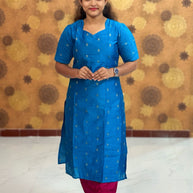 Premium Raw Silk Salwar Set with Lining & Silk Dupatta - RSK 1130