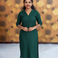 Organza Kurti Sequence with Lining - OSK 1122