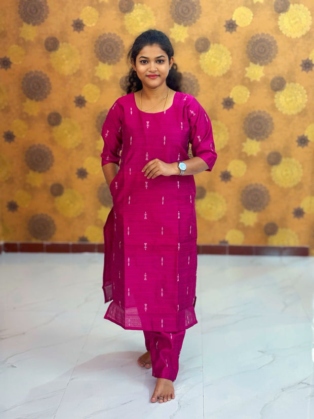 Premium Raw Silk Co ord set with Lining & Pocket -  RSC 1129