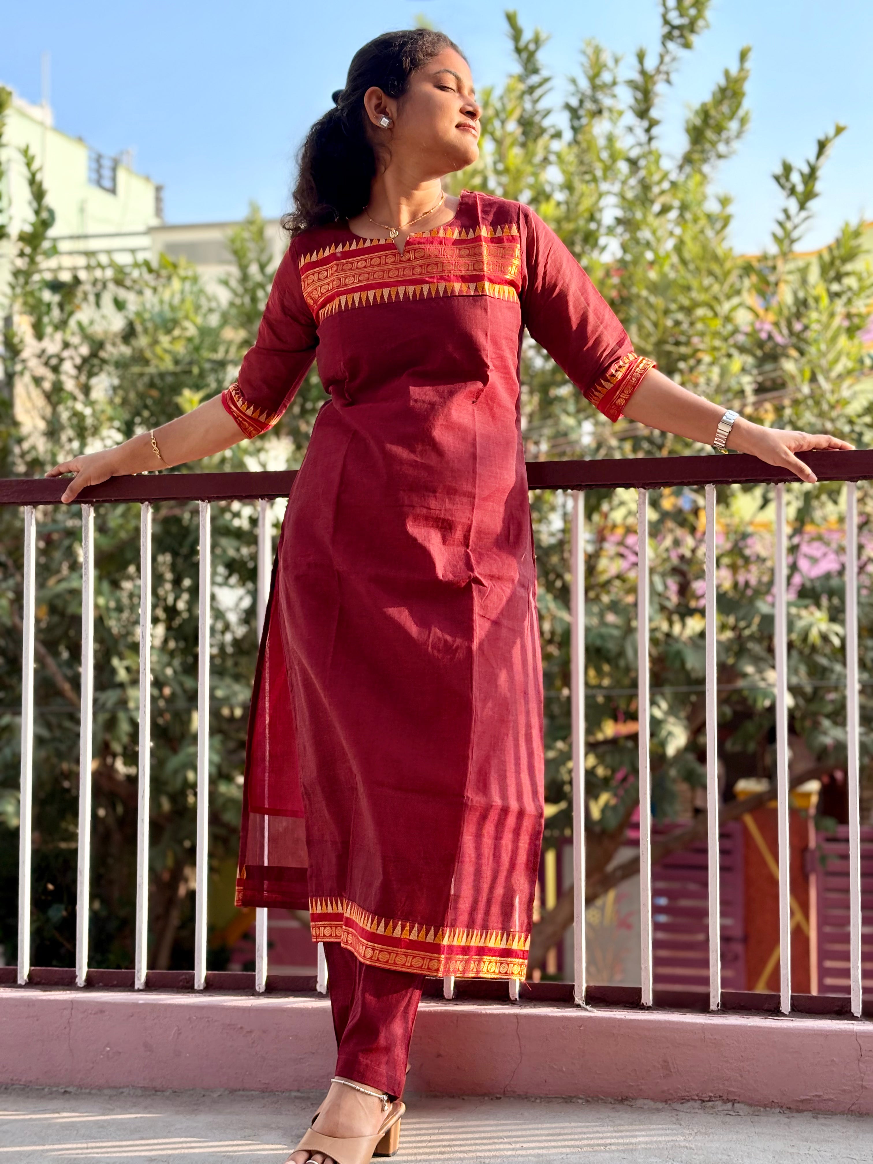Kanchi Cotton Salwar Suit - KAC 1177