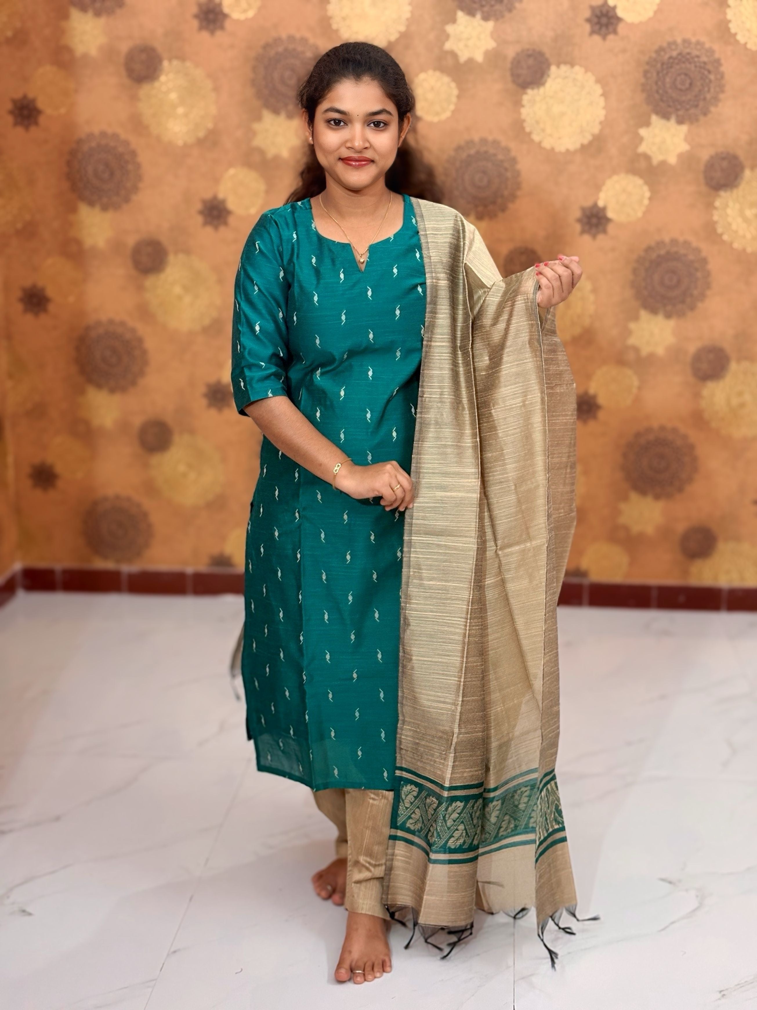 Raw Silk Salwar Suit - RSK 1139