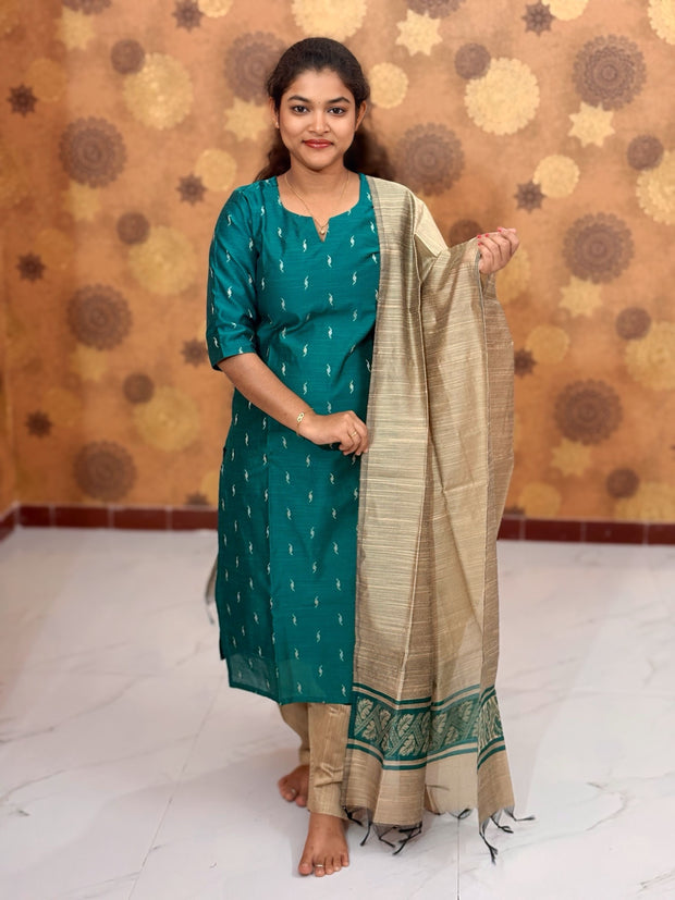 Raw Silk Salwar Suit - RSK 1139