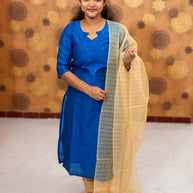 Raw Silk Salwar Suit - RSK 1138