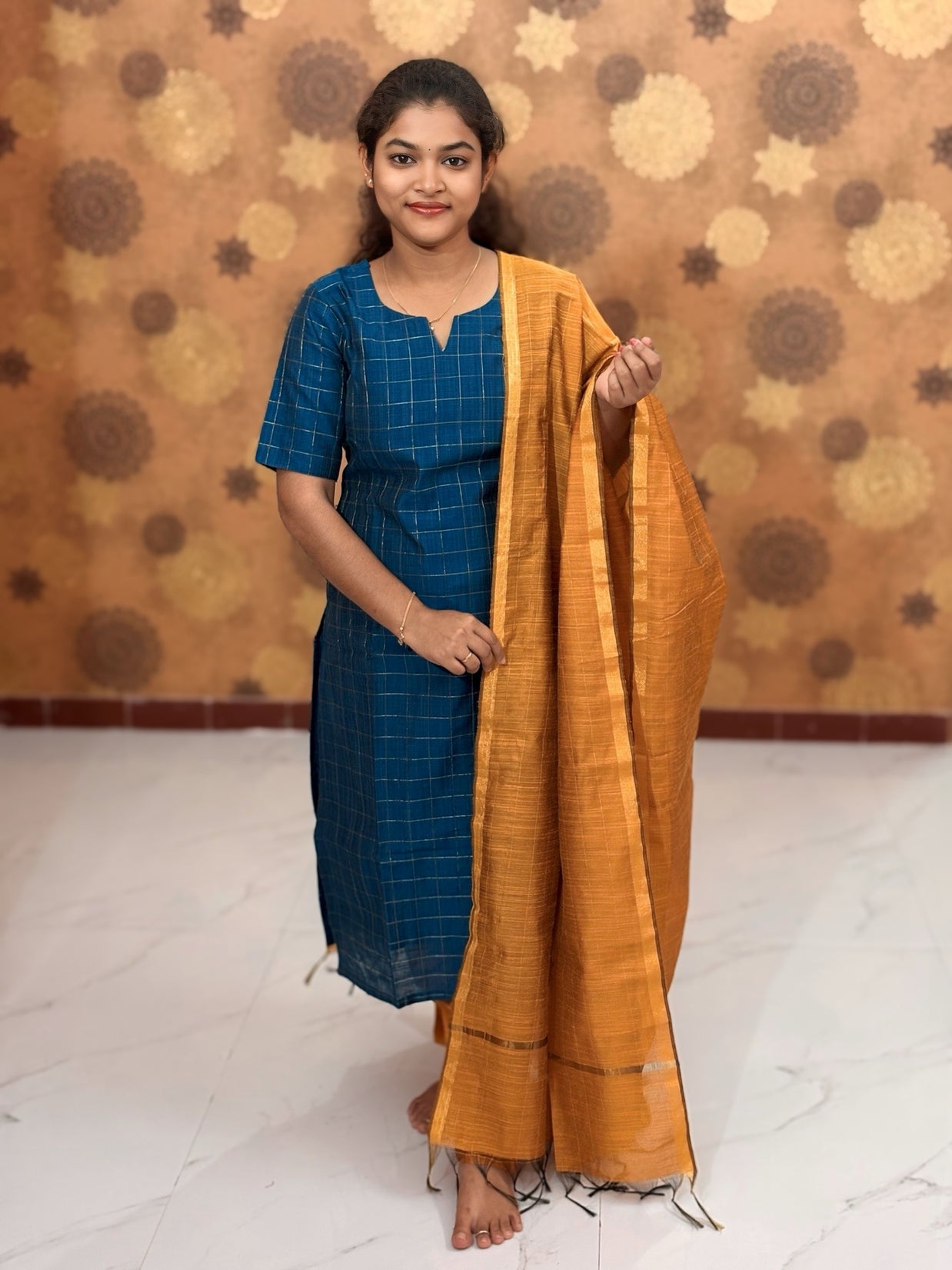 Raw Silk Salwar Suit - RSK 1136