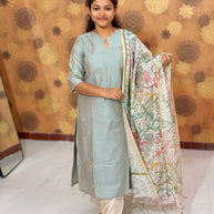Butter Silk Salwar Suit - PCR 1153