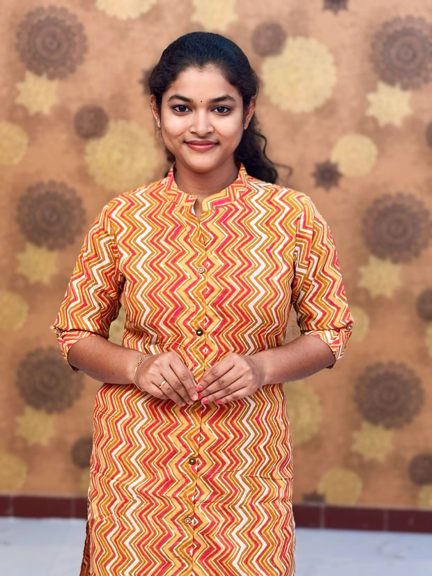 Pure Cotton Co ord set with Pocket - COS 1134