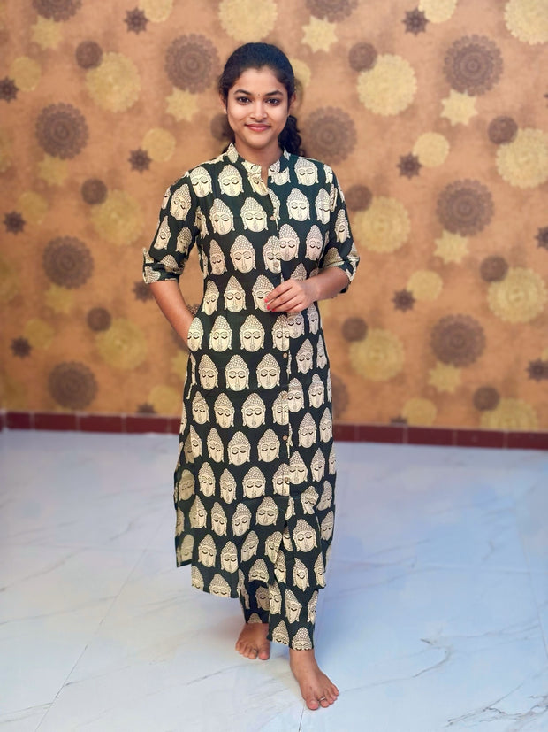 Pure Cotton Co ord set with Pocket - COS 1138