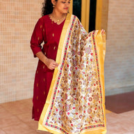 Raw Silk Salwar Suit - RSK 1164