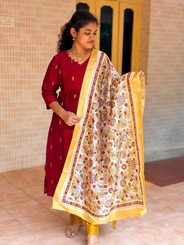 Raw Silk Salwar Suit - RSK 1164