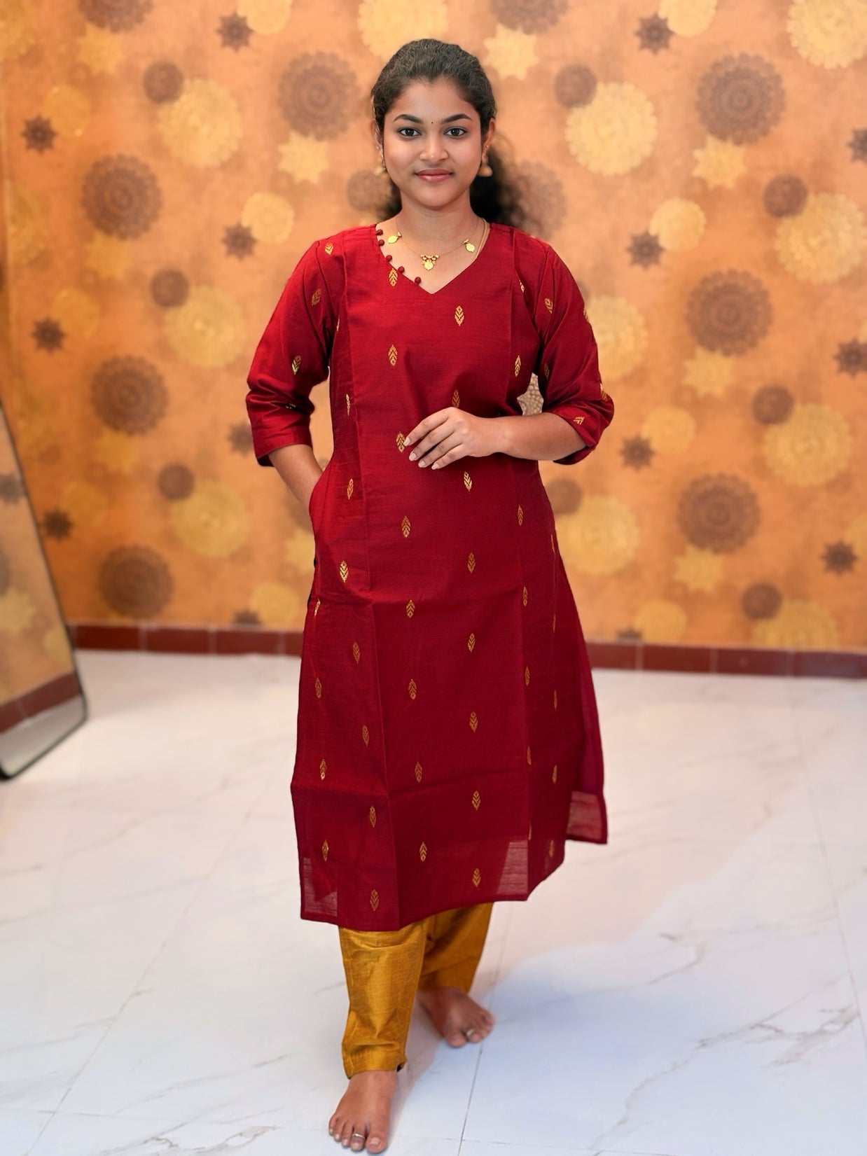 Raw Silk Salwar Suit - RSK 1164