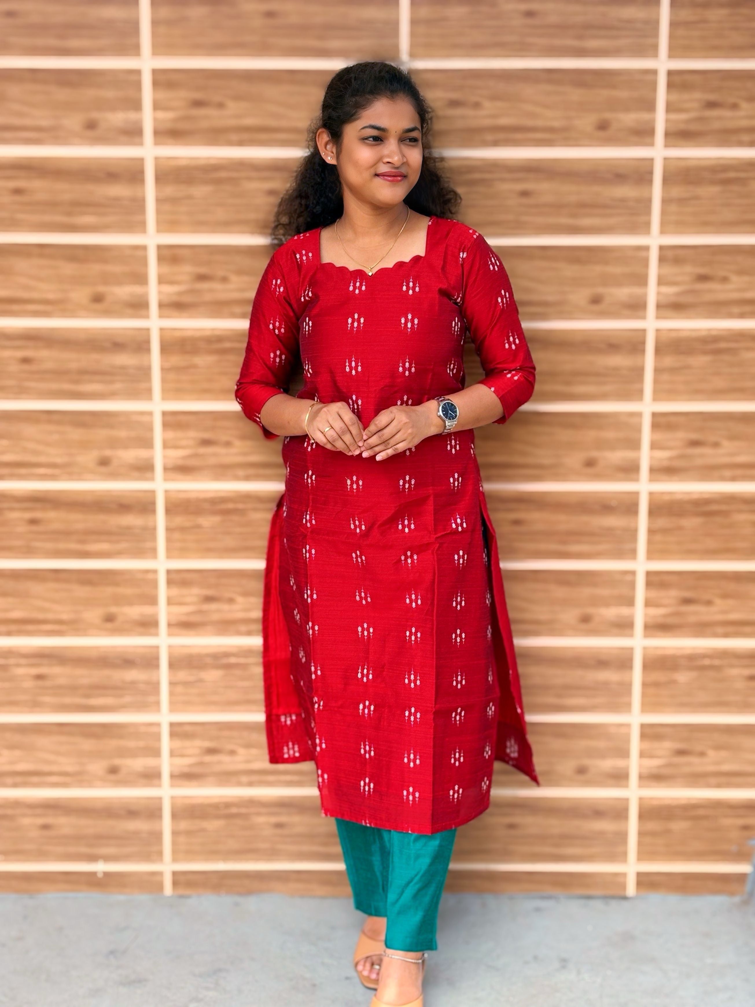 Premium Raw Silk Salwar Set with Lining & Silk Dupatta - RSK 1190