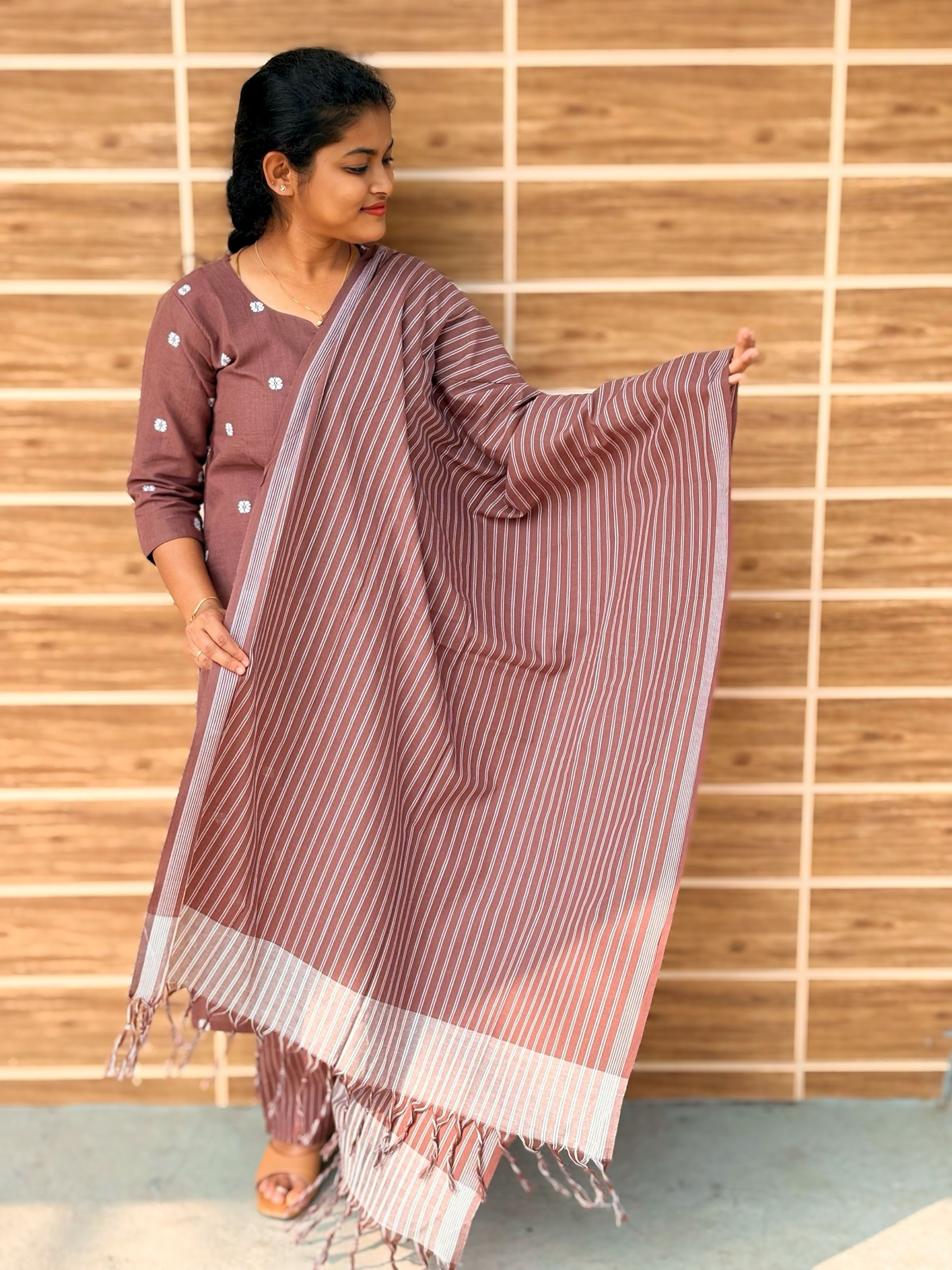 Mahima - Pure Handloom Cotton Salwar set With full Lining  - MHA 1186