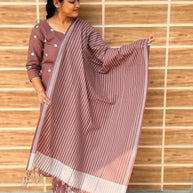 Mahima - Pure Handloom Cotton Salwar set With full Lining  - MHA 1186