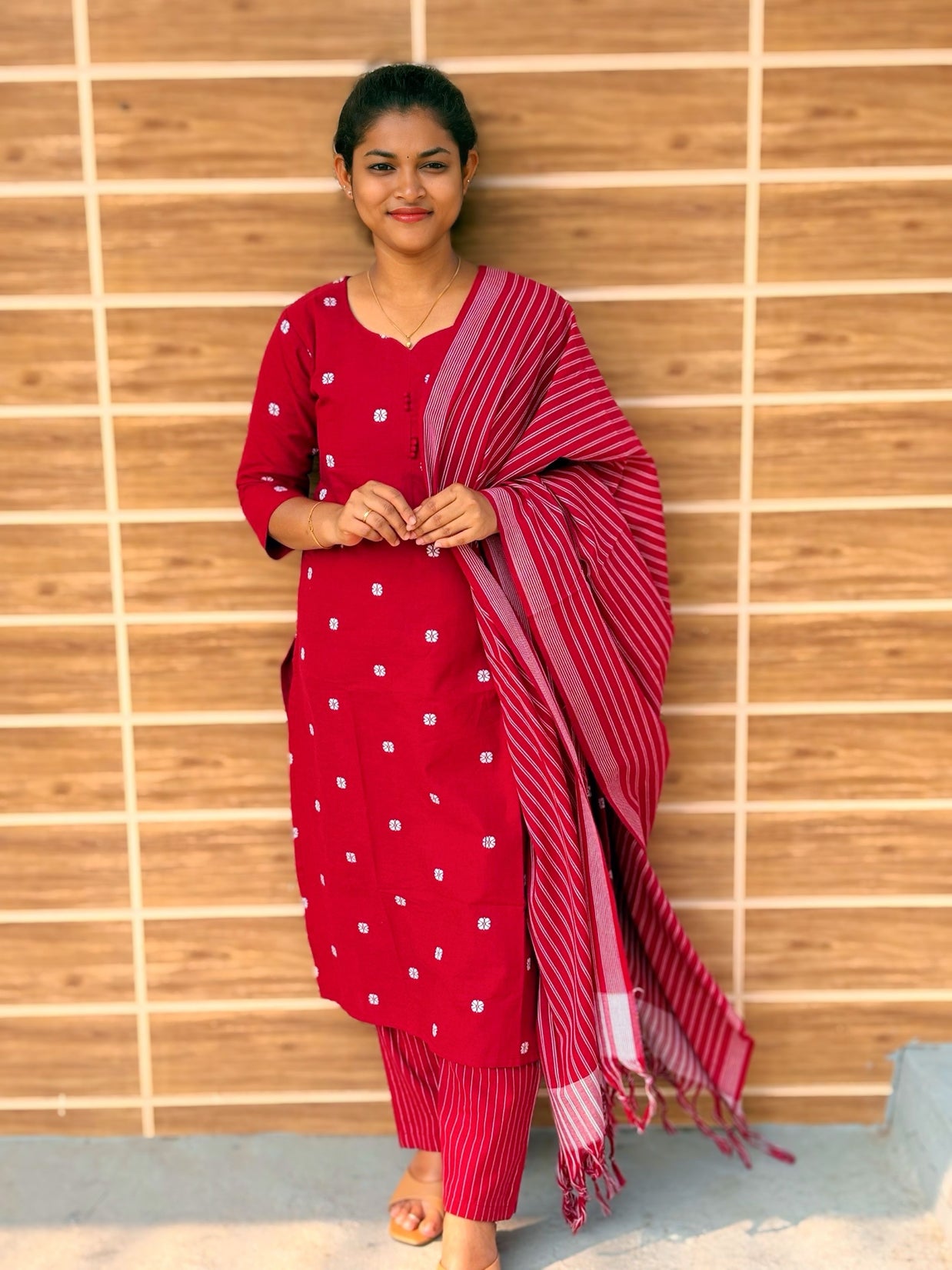 Mahima - Pure Handloom Cotton Salwar set With full Lining  - MHA 1188