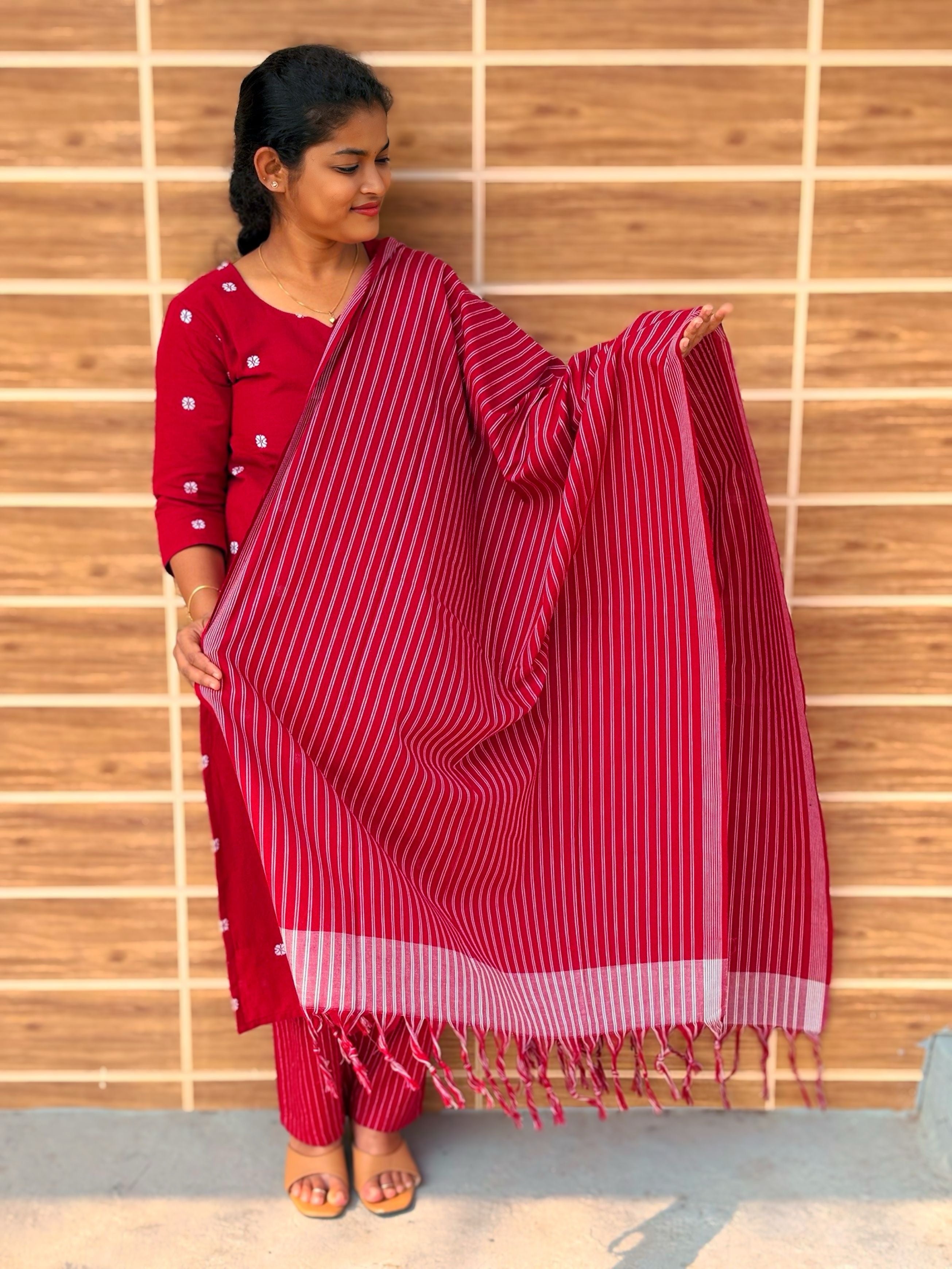 Mahima - Pure Handloom Cotton Salwar set With full Lining  - MHA 1188