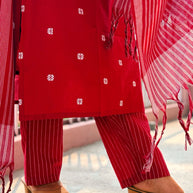 Mahima - Pure Handloom Cotton Salwar set With full Lining  - MHA 1188