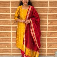 Raw Silk Salwar Suit - RSK 1191