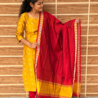 Raw Silk Salwar Suit - RSK 1191