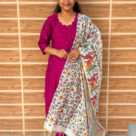 Raw Silk Salwar Suit - RSK 1194