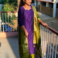 Raw Silk Salwar Suit - RSK 1202