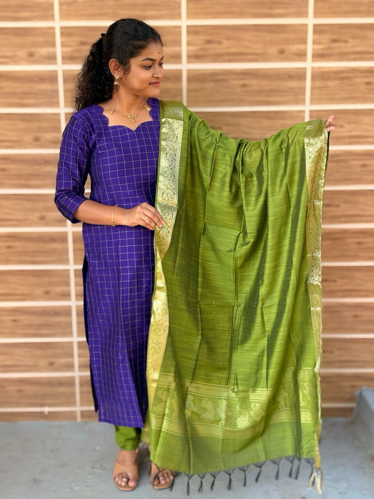 Raw Silk Salwar Suit - RSK 1202