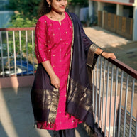 Raw Silk Salwar Suit - RSK 1201