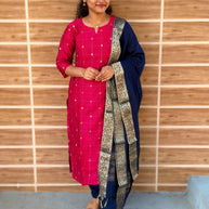 Raw Silk Salwar Suit - RSK 1201