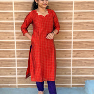 Raw Silk Salwar Suit - RSK 1203
