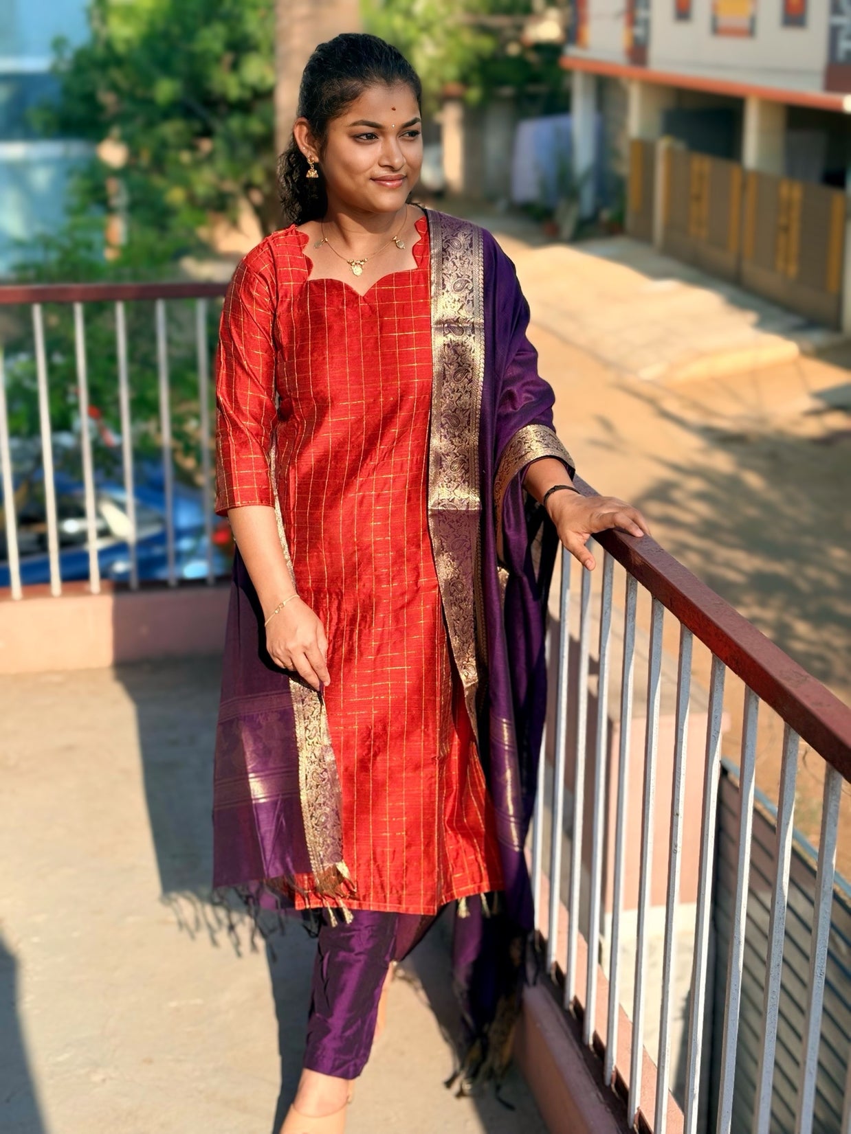 Raw Silk Salwar Suit - RSK 1203