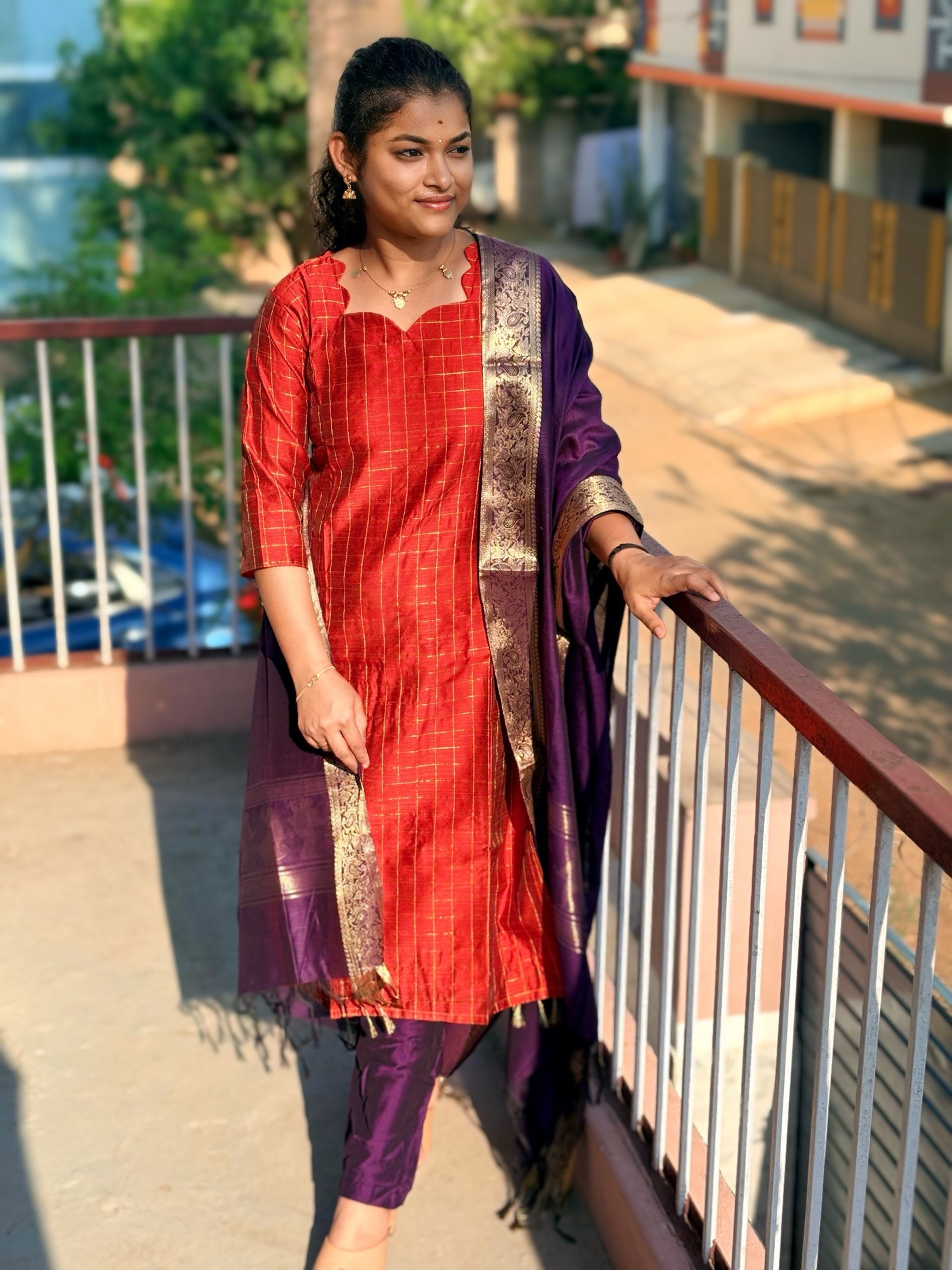 Raw Silk Salwar Suit - RSK 1203