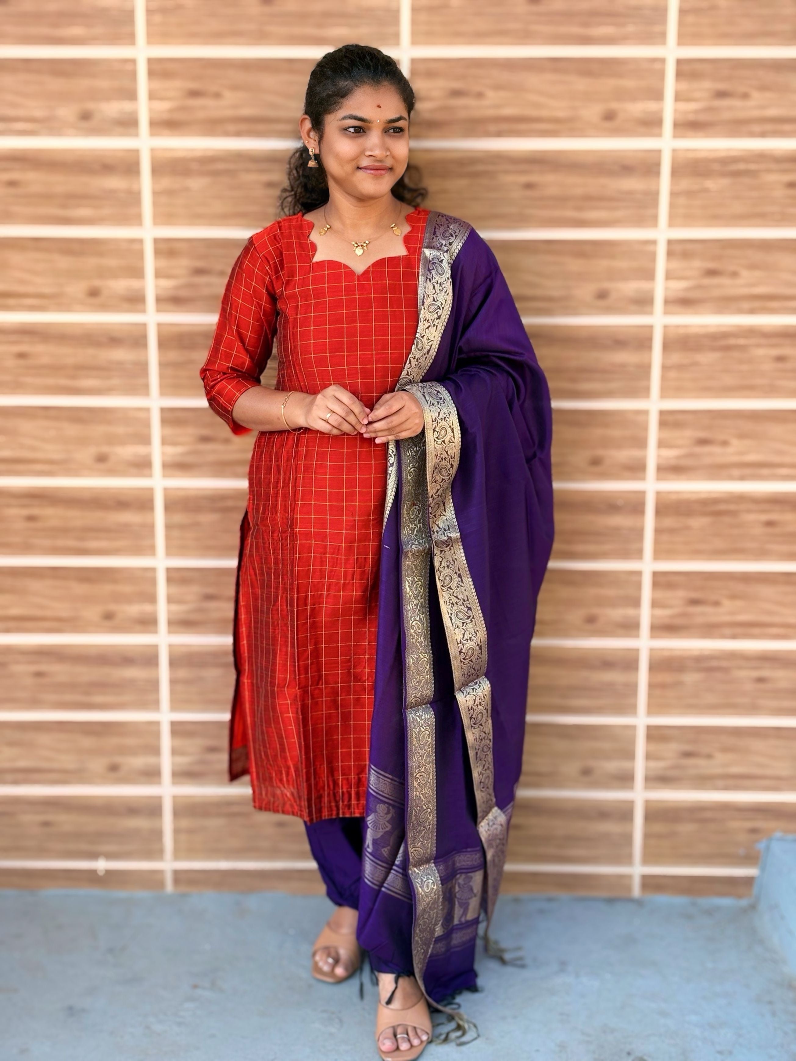 Raw Silk Salwar Suit - RSK 1203