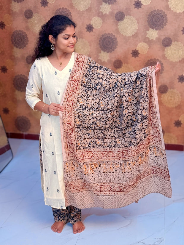 Euro Lemon Linen Salwar Suit