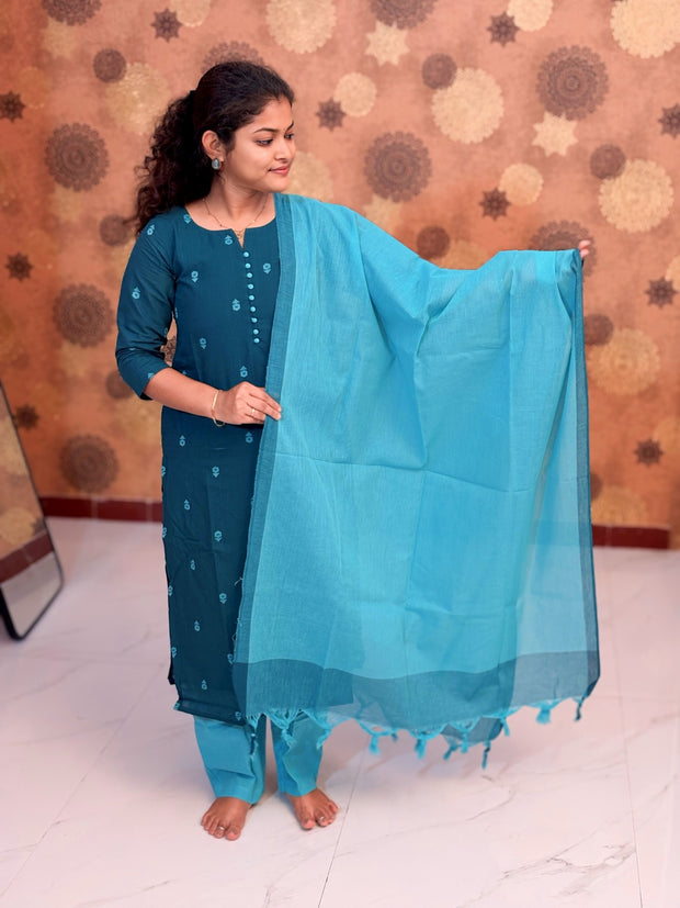 Blue Lagoon Salwar Suit